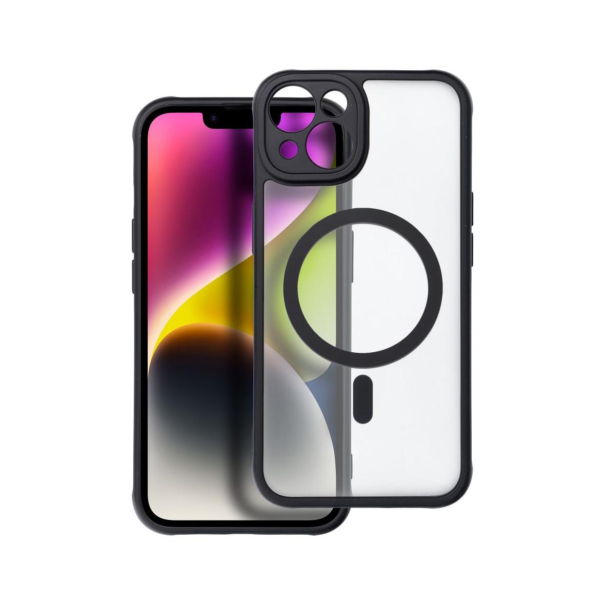 Futerał do iPhone 14 Full Matte Mag Cover zgodny z MagSafe czarny