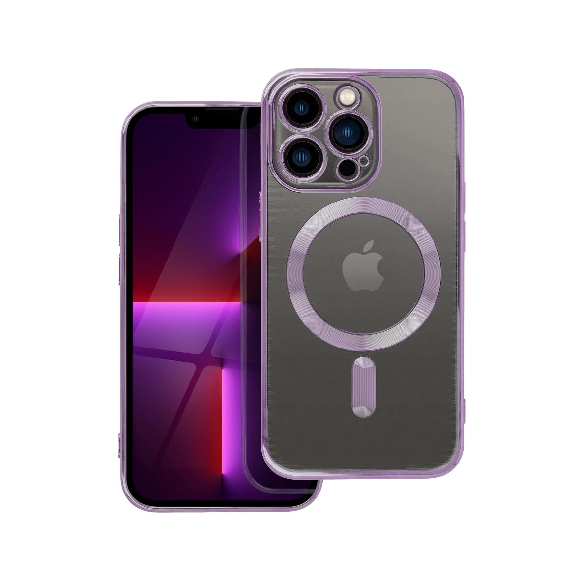 Futerał do iPhone 13 PRO Electro Mag Cover zgodny z MagSafe fioletowy