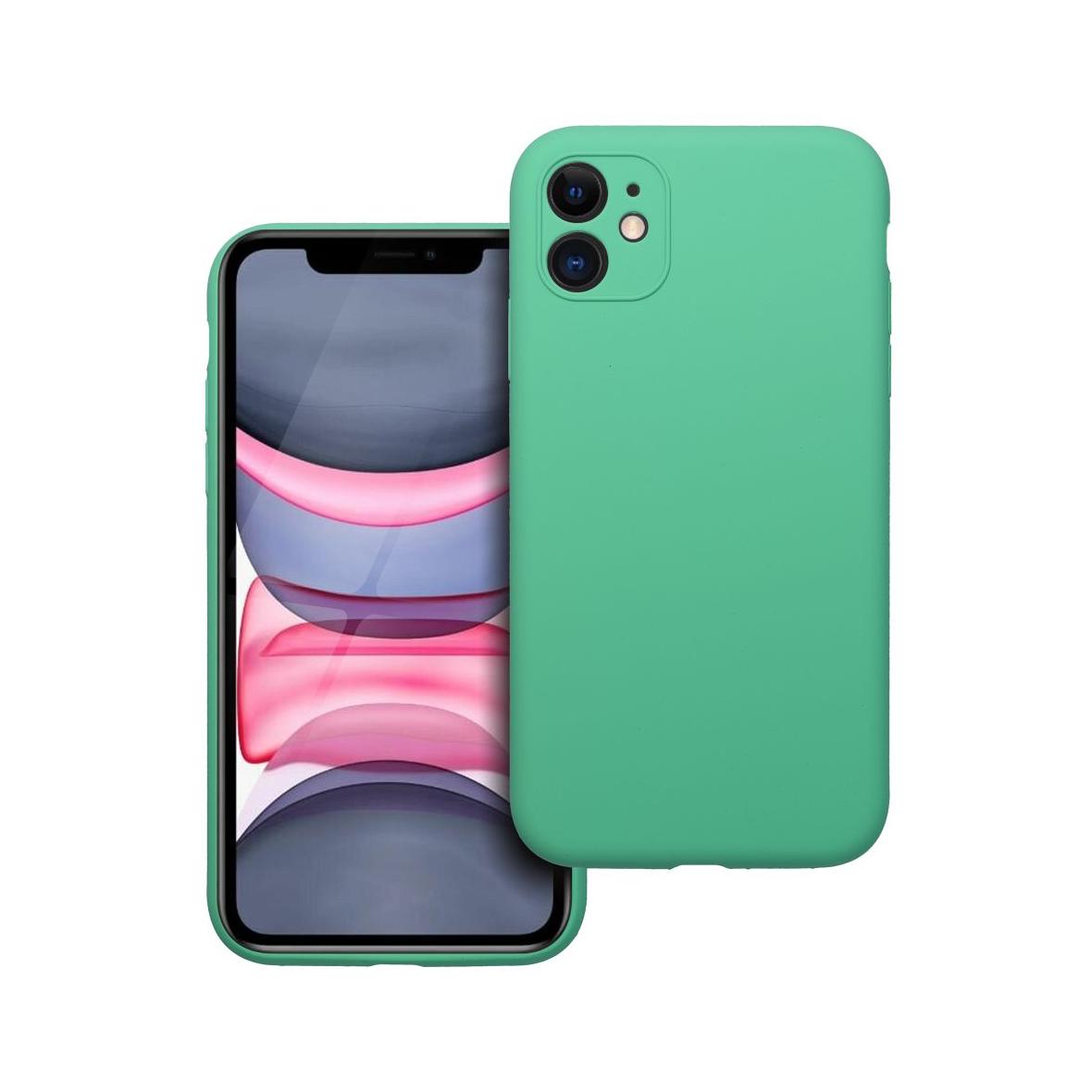 Futerał do iPhone 11 Silicone 2mm miętowy