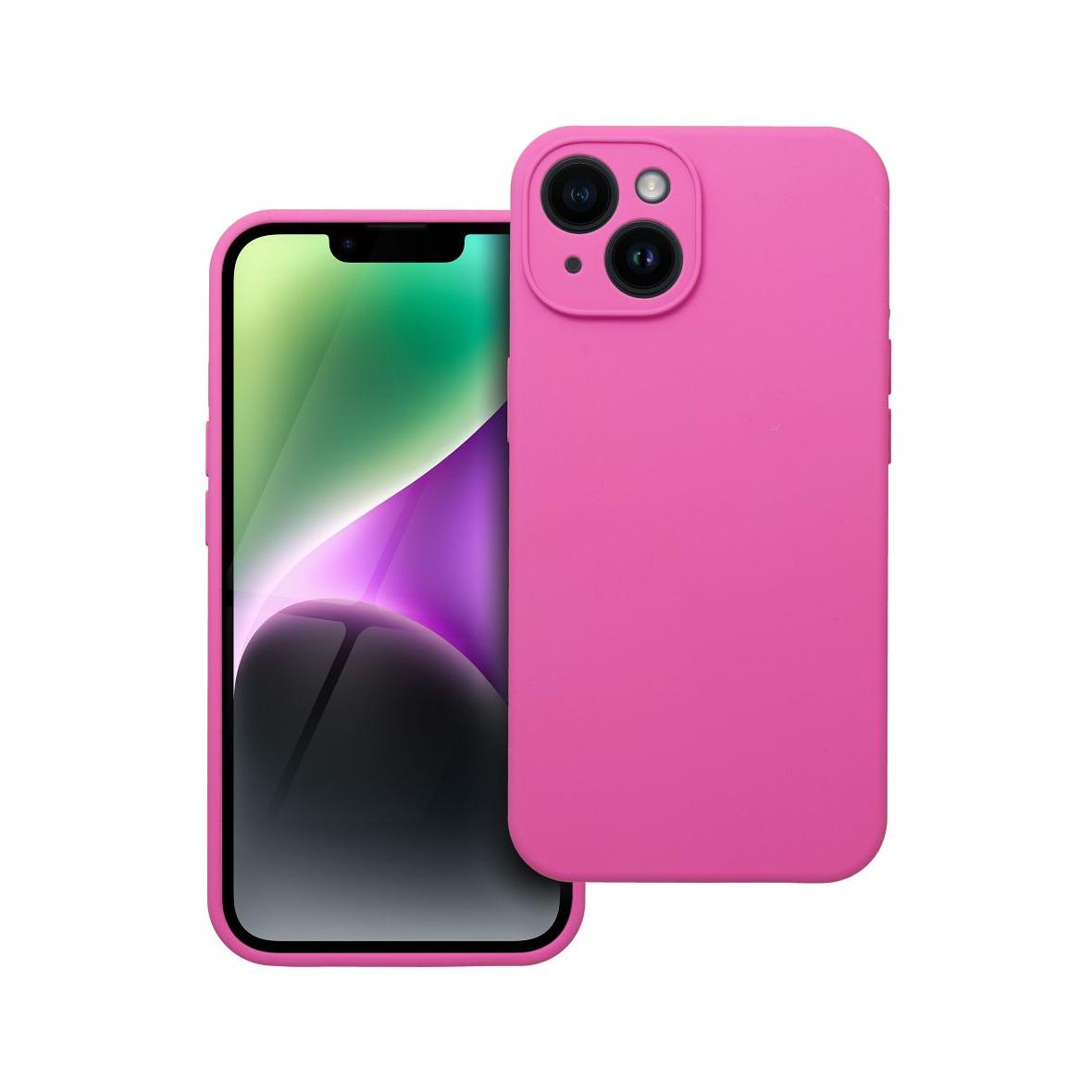 Futerał do iPhone 14 Silicone 2mm różowy