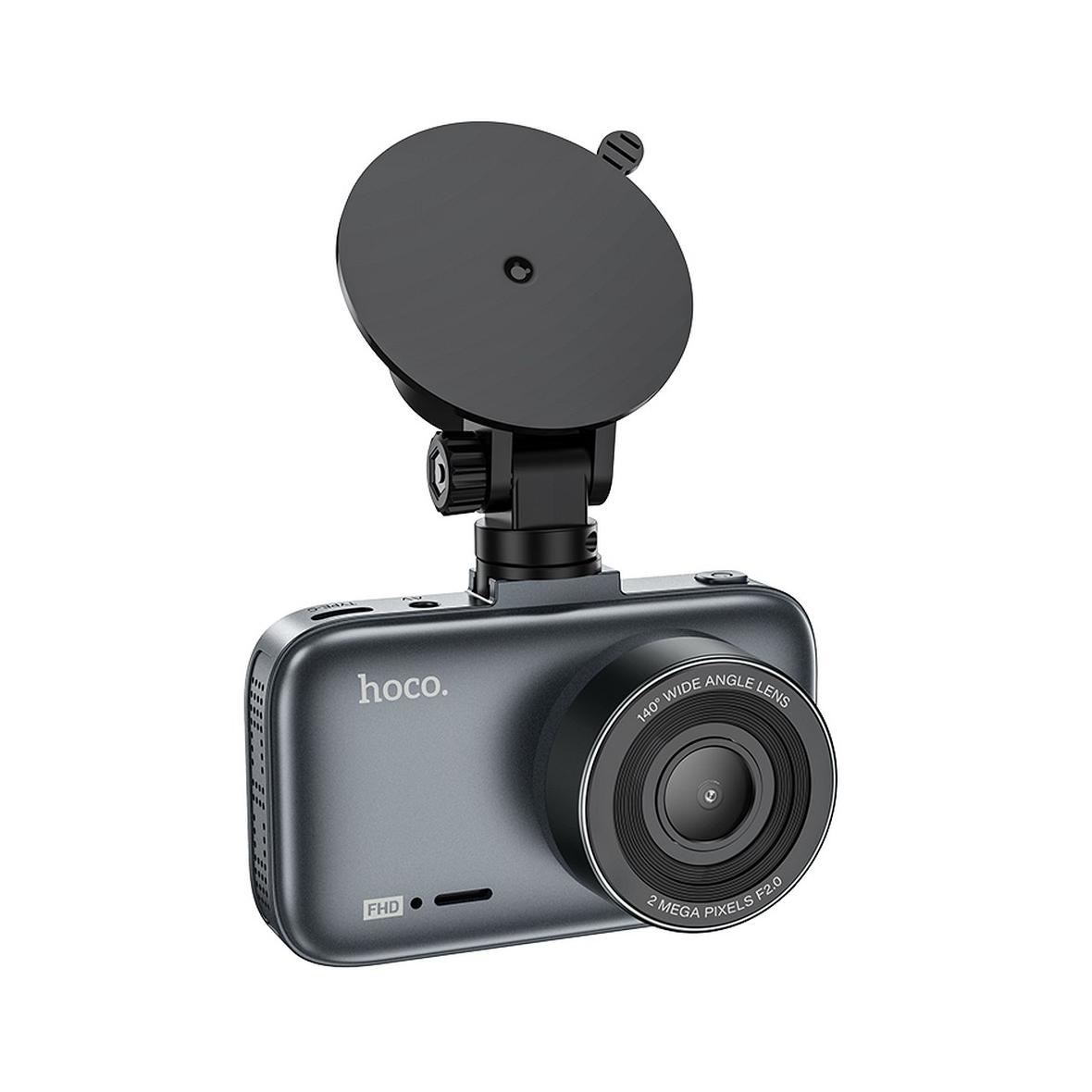 Kamera samochodowa Hoco z wyświetlaczem 3" 1080P/30fps DV5 stalowo szara