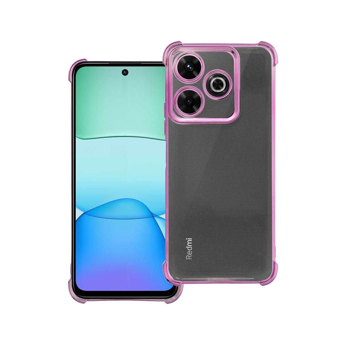 Futerał ANTISHOCK ELECTRO do XIAOMI Redmi 13 4G purpurowy