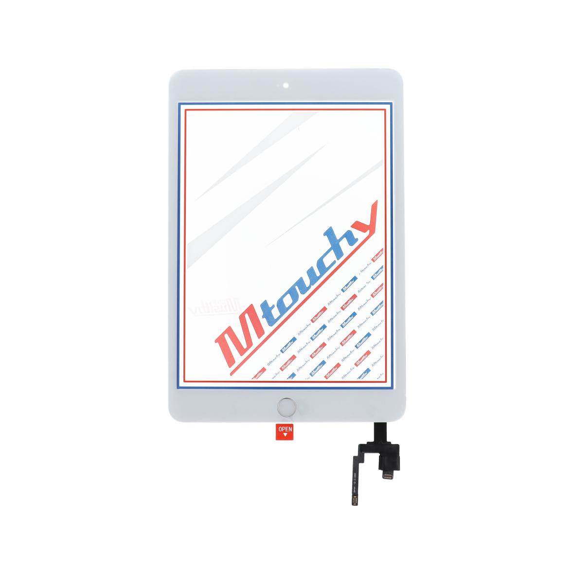 MUSTTBY Ekran dotykowy + taśma klejąca + Home do iPAD Mini 3 (biały)