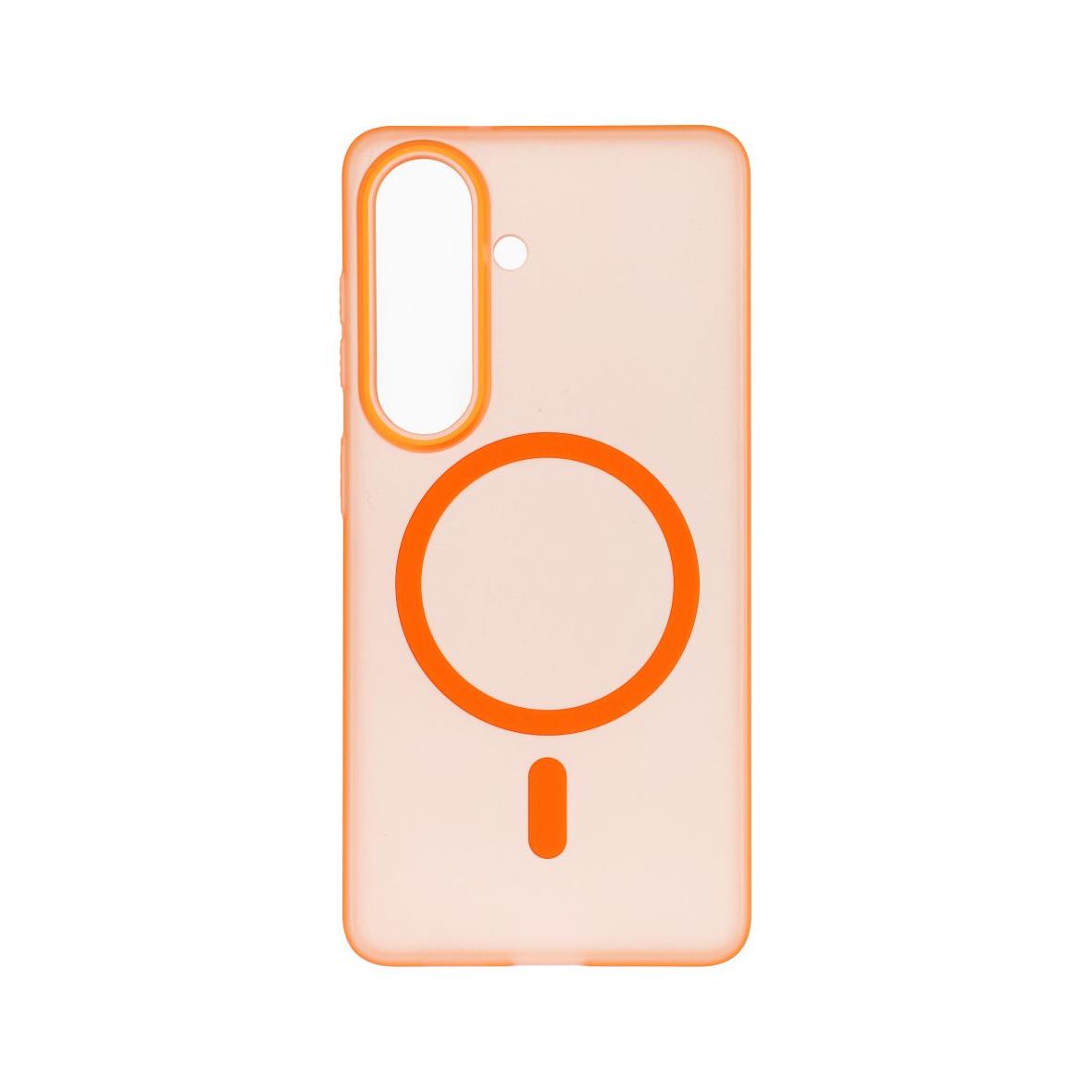 Futerał do Samsung S26 Go Orange zgodny z MagSafe pomarańczowy
