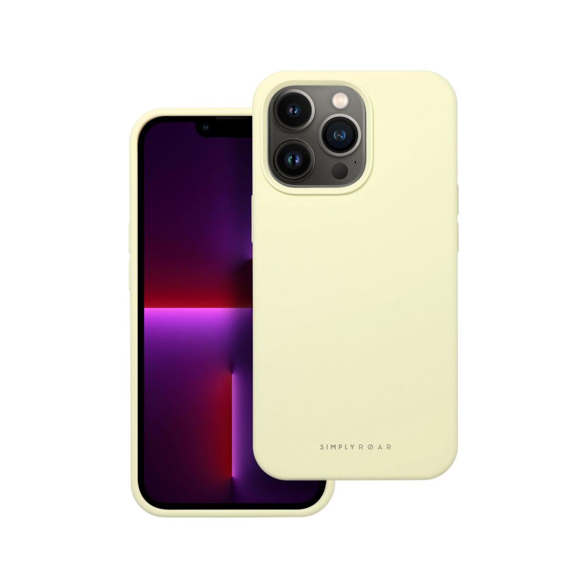 ROAR futerał CLOUD SKIN do IPHONE 13 Pro Jasnożółty