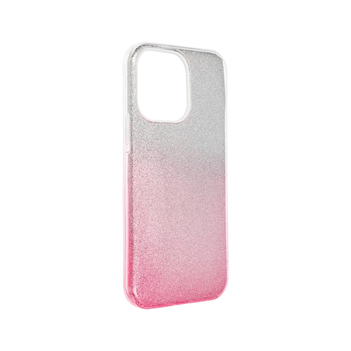 Futerał SHINING do IPHONE 14 Pro Max transparentny różowy