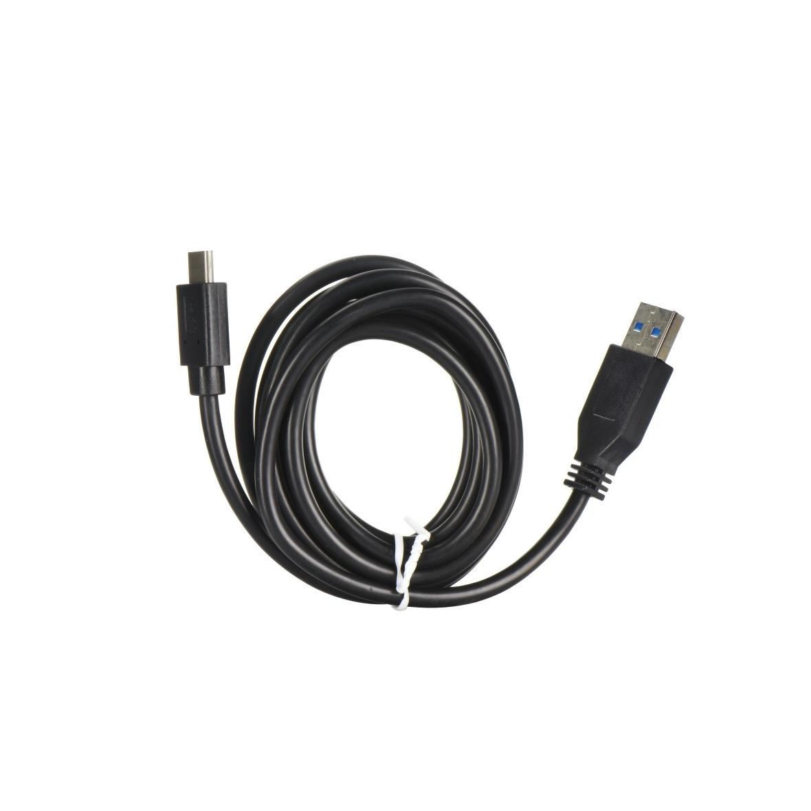 Kabel USB A do Typ C 3.0 2A HD2 2 m czarny