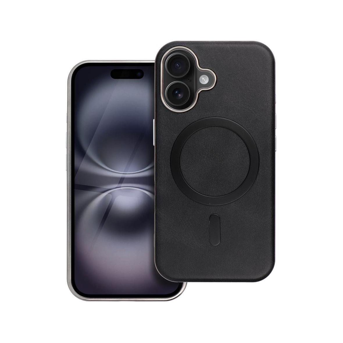 Futerał do iPhone 15 Gentleman Mag Cover zgodny z MagSafe czarny