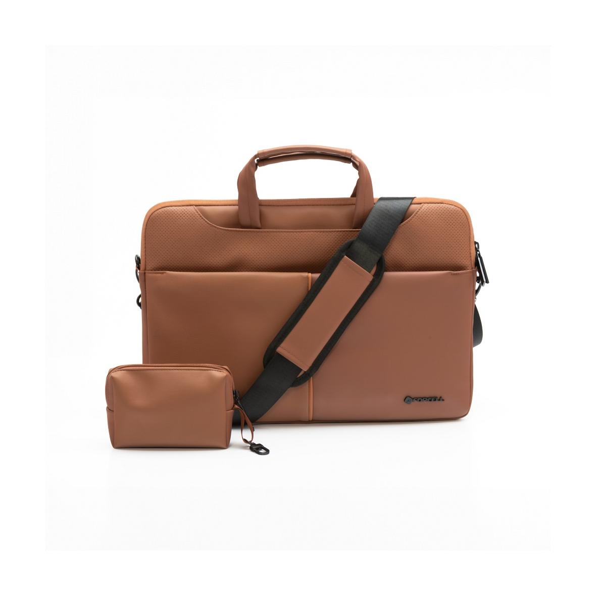 Torba na laptopa 15,6" Forcell F-Protect URBAN STYLE brązowa