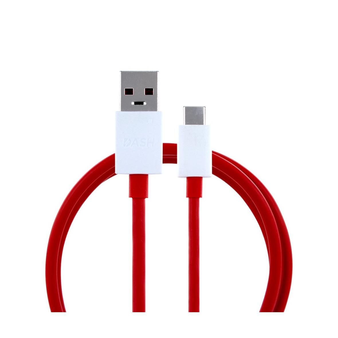 Oryginalny Kabel USB A do USB C ONEPLUS 4A 1 m D301 bulk czerwony