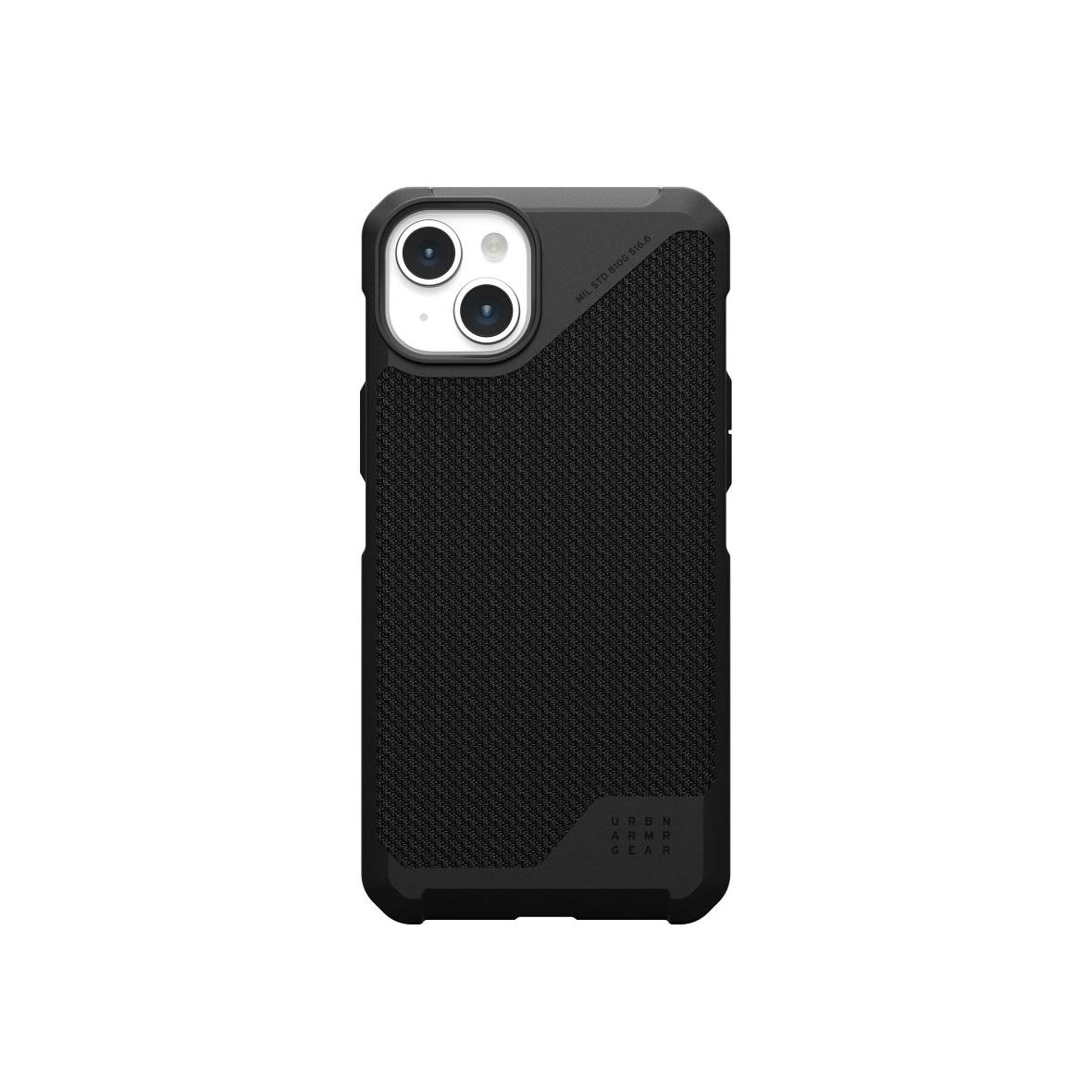 UAG Urban Armor Gear futerał METROPOLIS LT kompatybilny z MagSafe do IPHONE 15 Plu kevlar black
