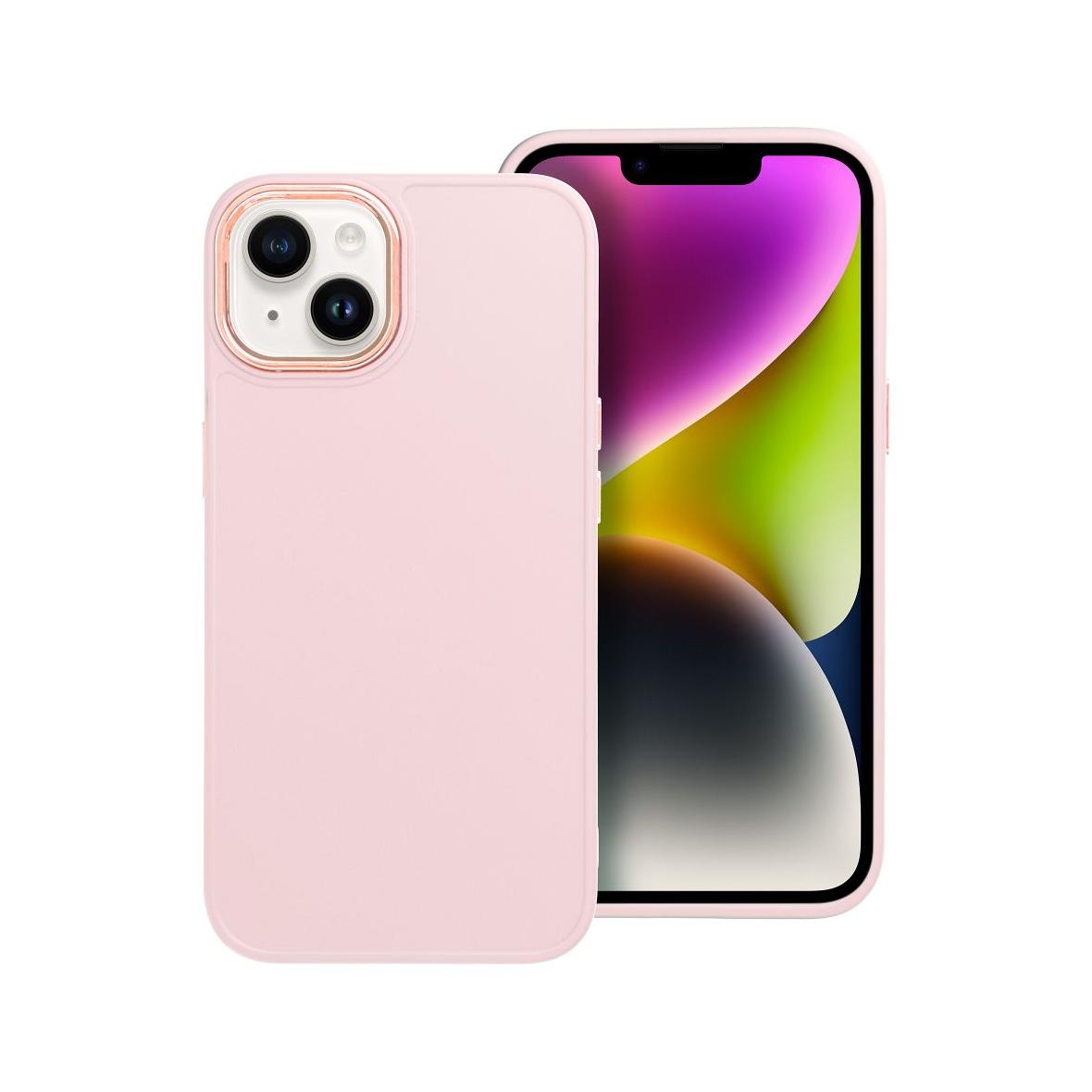 Futerał FRAME do IPHONE 14 pudrowy róż