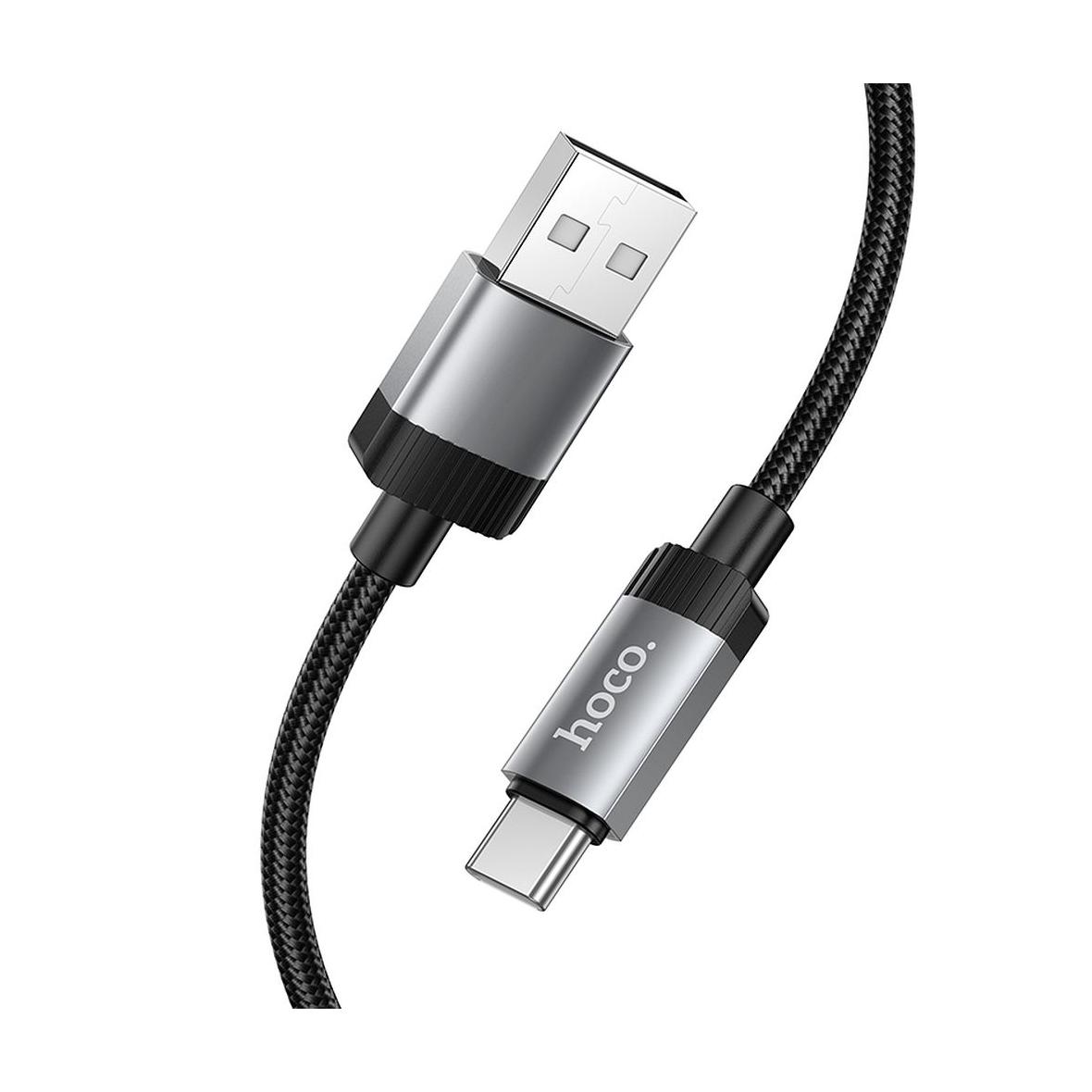 Kabel USB A do USB C Hoco 3A 1 m X117 czarny