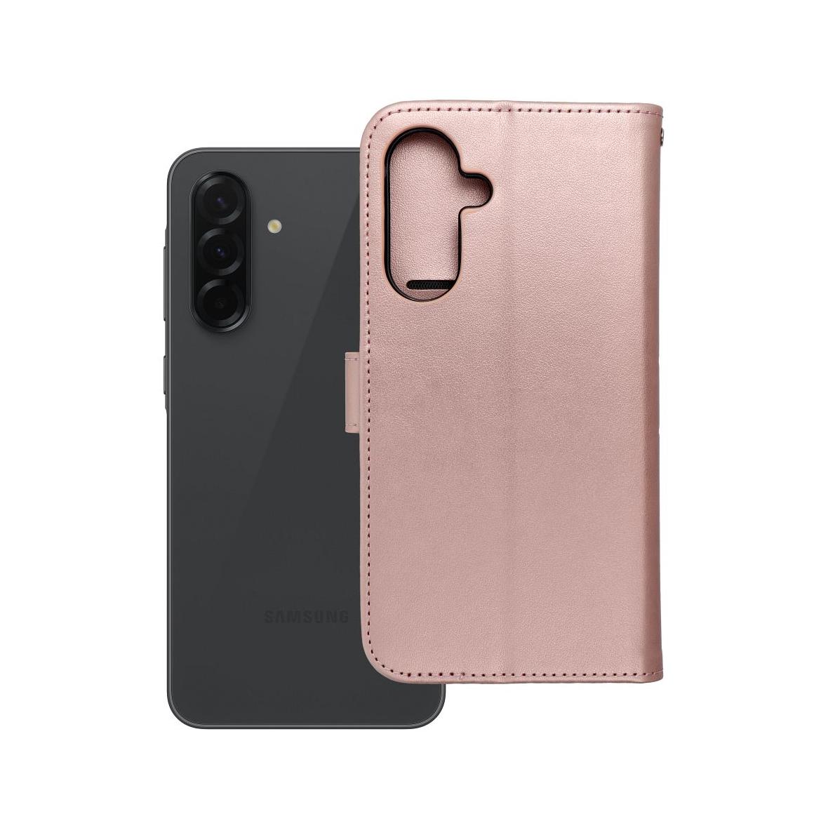 Etui z klapką na Samsung A36 5G Mezzo Book mandala złoto-różowe
