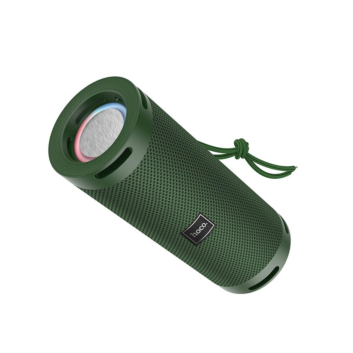 Głośnik bluetooth 2 x 5W 5h Hoco HC9 ciemny zielony