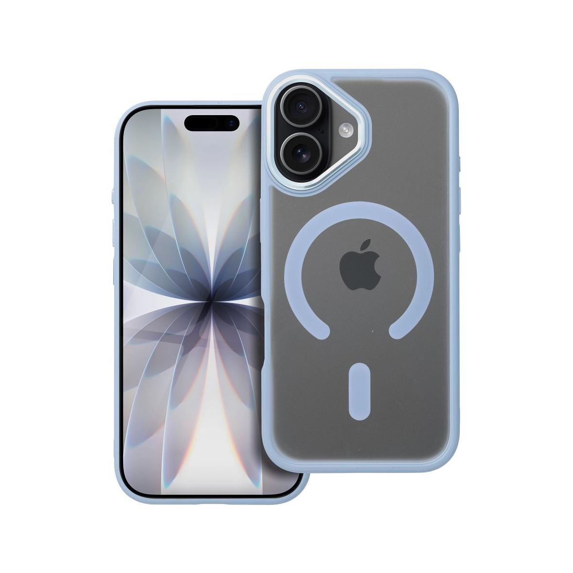 Futerał do iPhone 17 Matte Mag Cover zgodny z MagSafe niebieski