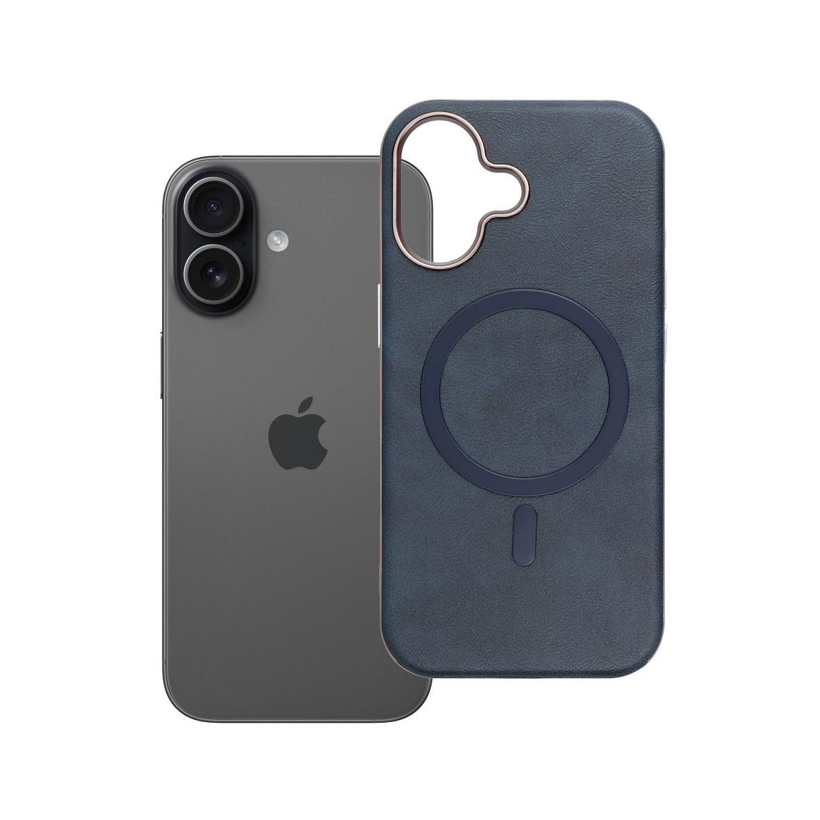 Futerał do iPhone 17 Gentleman Mag Cover zgodny z MagSafe granatowy