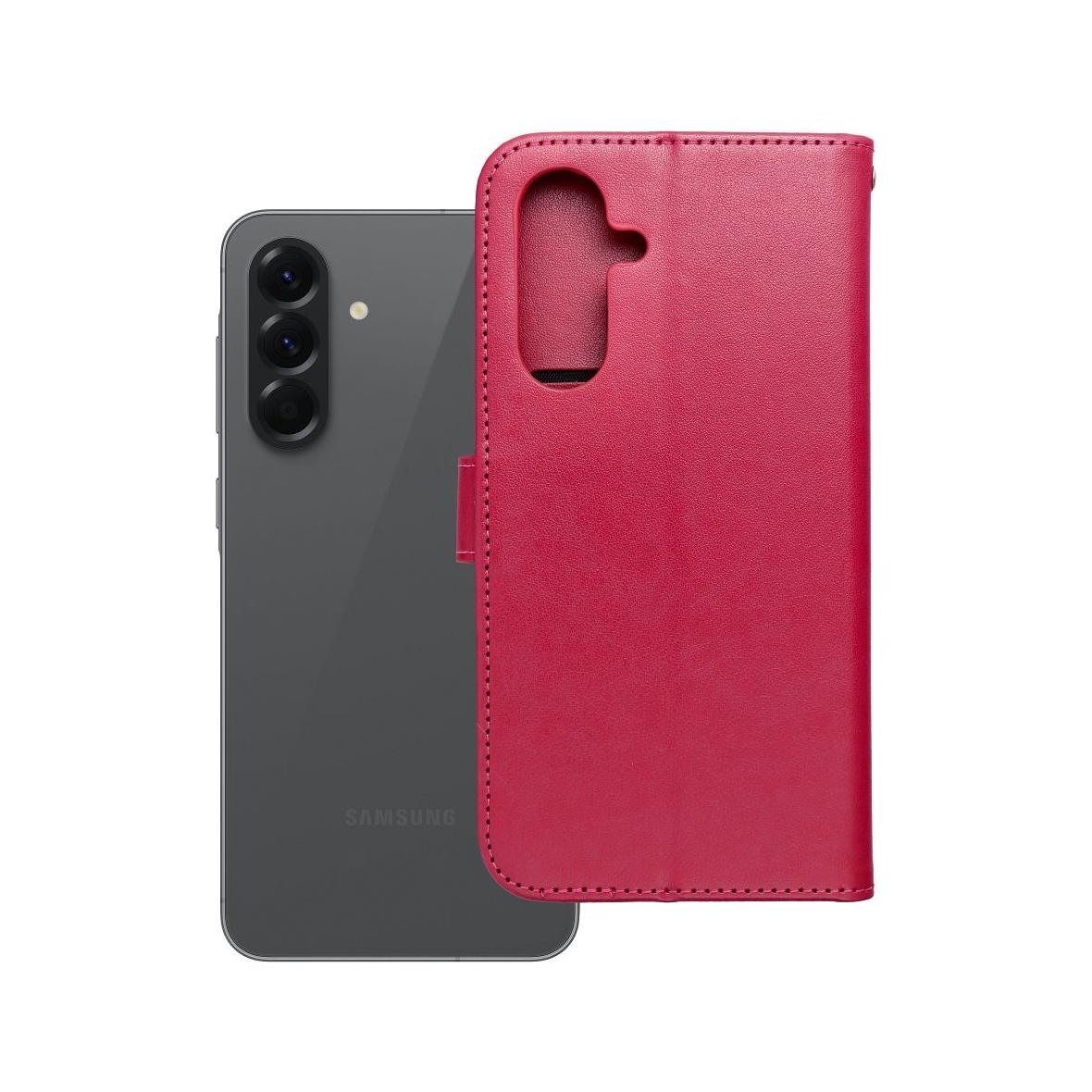 Etui z klapką na Samsung A56 5G Mezzo Book łapacz snów magenta