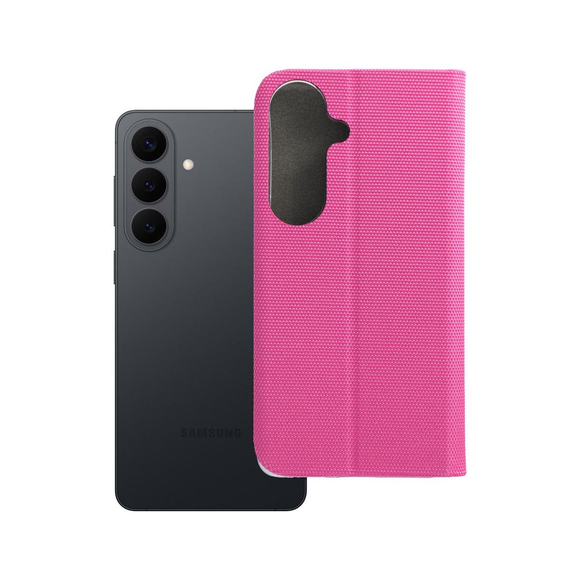 Etui z klapką na Samsung S26 Sensitive Book różowe