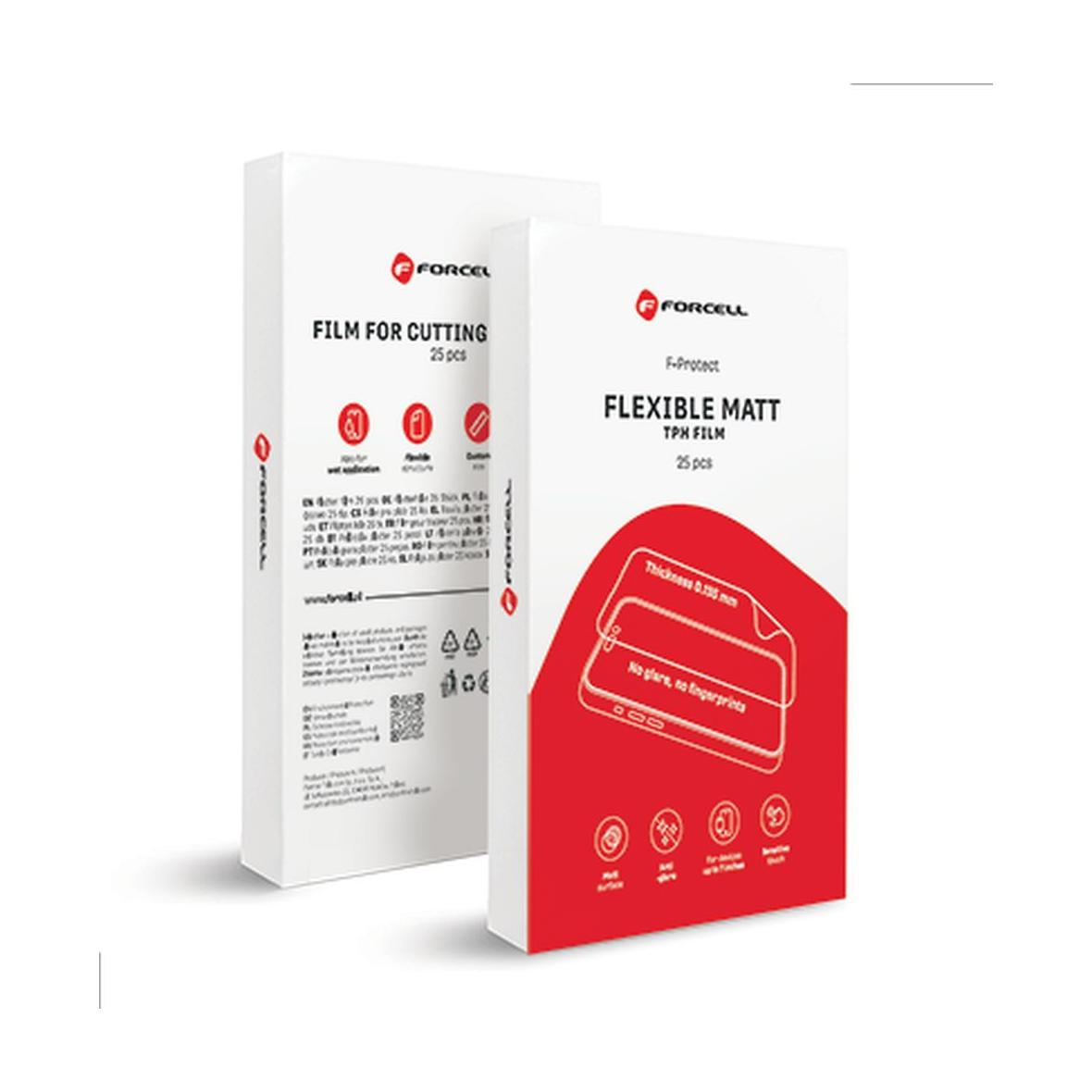 Folia do cięcia do plotera Forcell F-Protect Flexible MATT 196 x 125 mm 25 sztuk