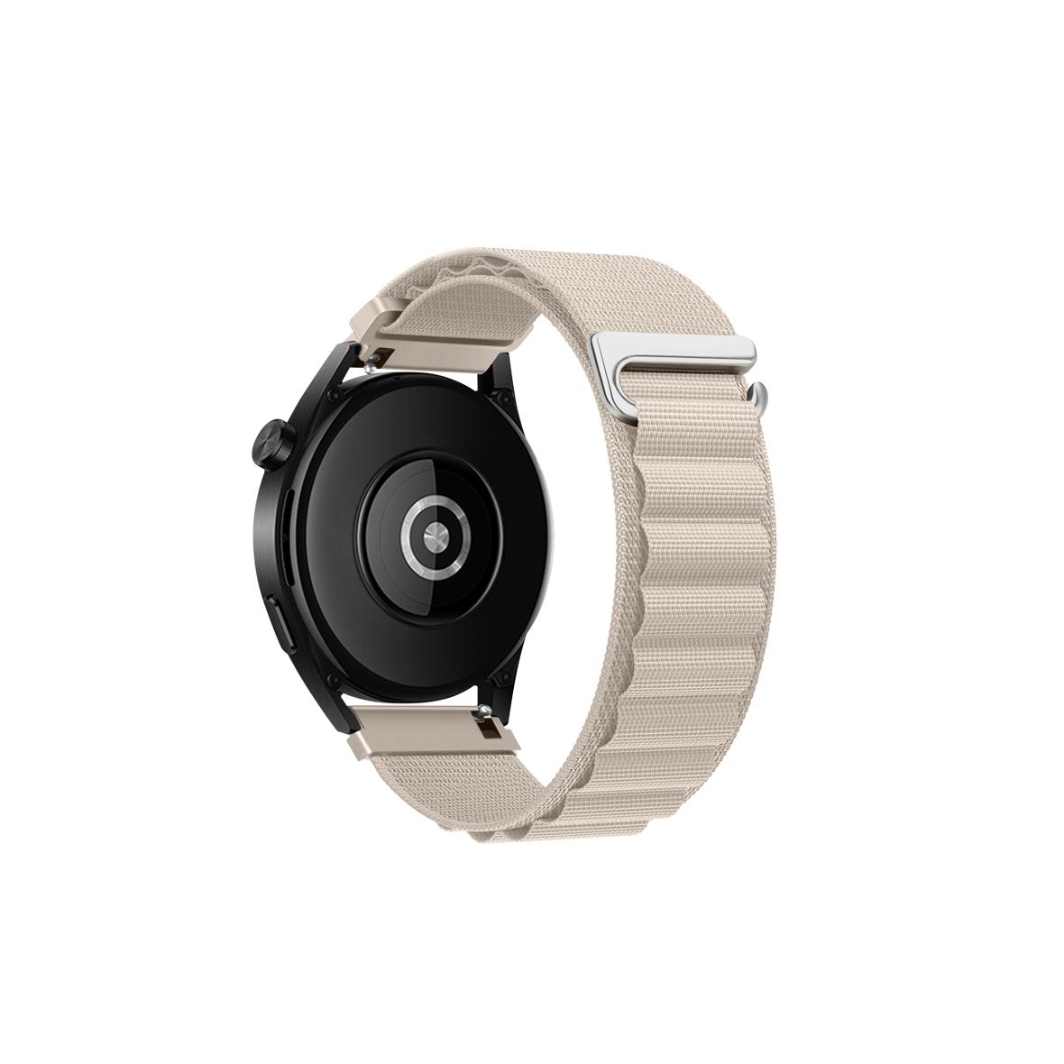 Pasek do Samsung Galaxy Watch Forcell F-Design FS05 sprzączka włókno poliestrowe 20 mm gwiezdny