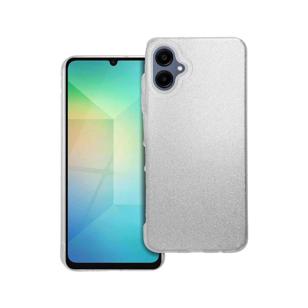 Futerał do Samsung A06 5G Shining srebrny