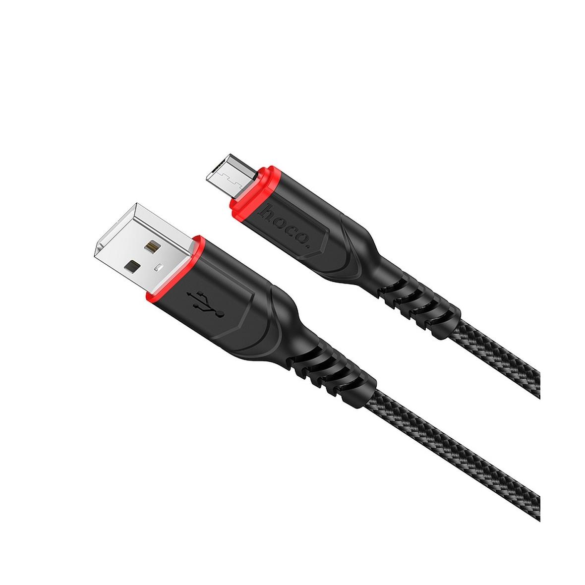 Kabel USB A do Micro USB Hoco 2,4A 1 m X59 czarny
