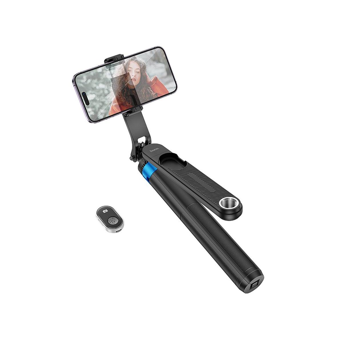 Selfie stick Hoco tripod z pilotem bezprzewodowym K22 czarny