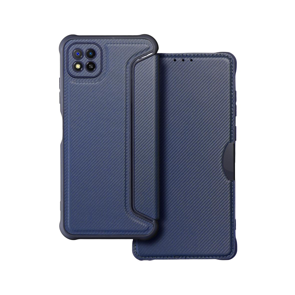 Etui z klapką na Samsung A22 5G Razor Book niebieskie