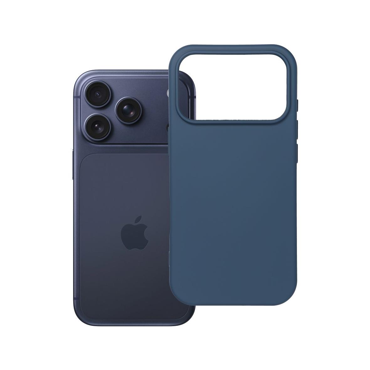 Futerał do iPhone 17 PRO Silicone niebieski