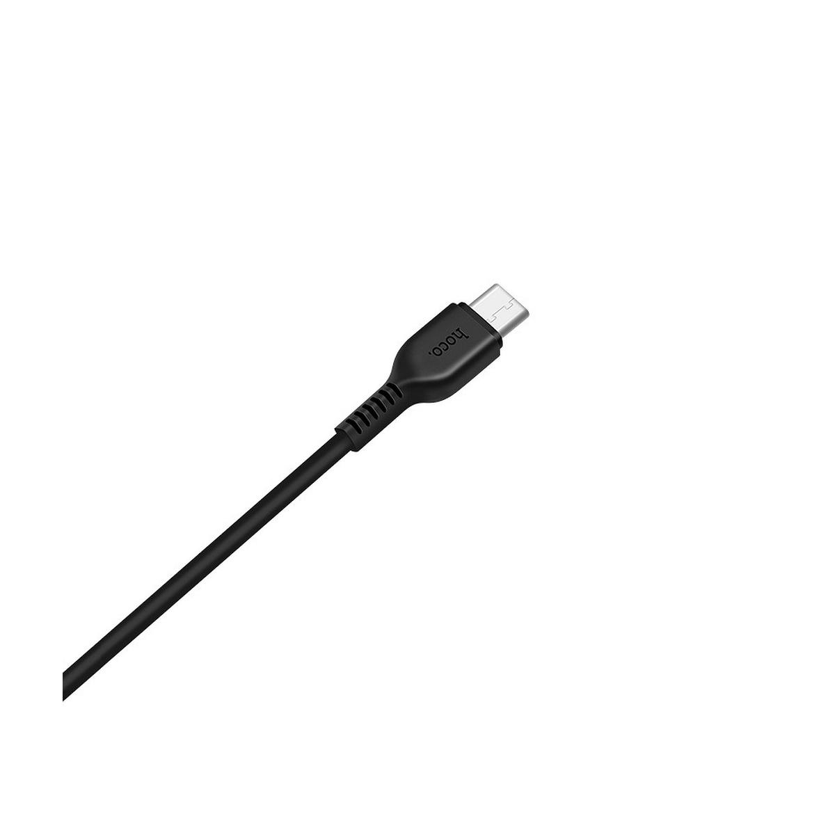 Kabel USB A do USB C Hoco 1 m X13 czarny