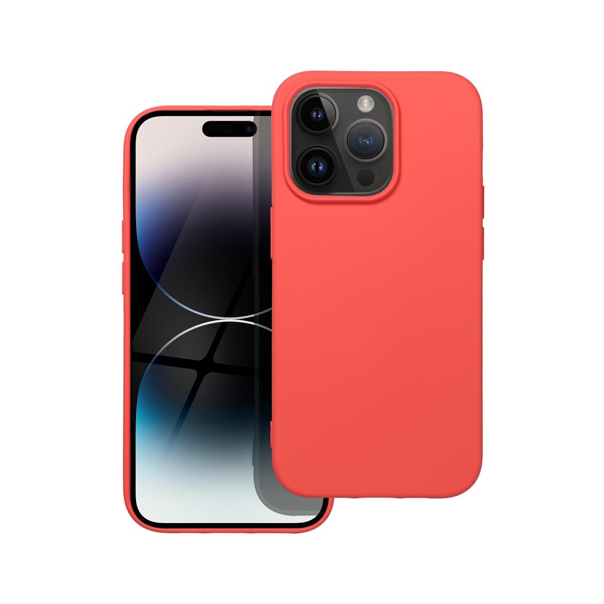 Futerał SILICONE do IPHONE 14 Pro brzoskwiniowy