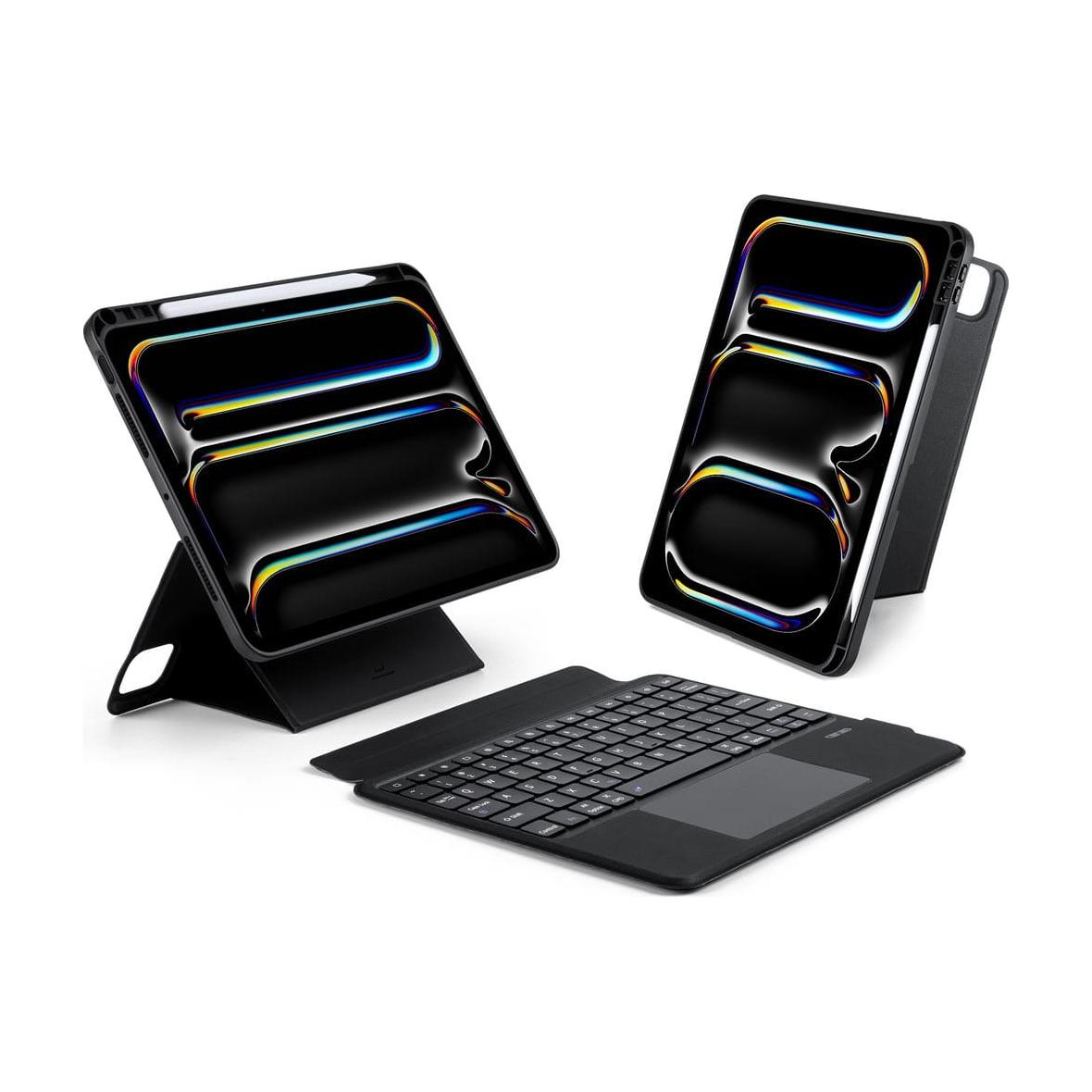 DUX DUCIS etui DK składane z klawiaturą bezprzewodową do iPad Pro 11 (2024) czarne