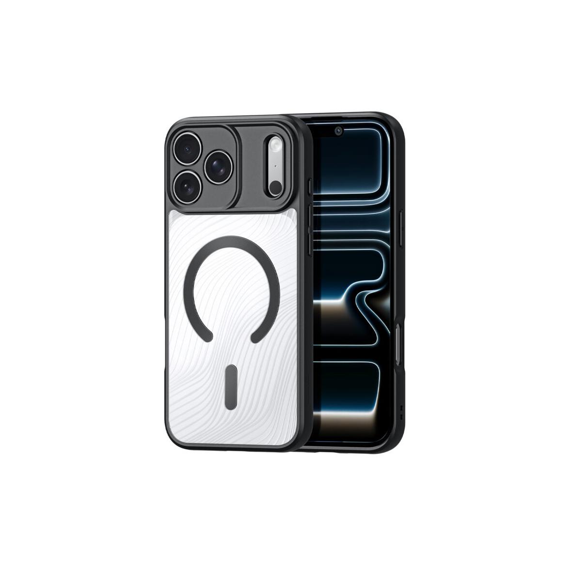 DUX DUCIS futerał AIMO MAG kompatybilny z MagSafe do IPHONE 17 PRO MAX (Open Ring Version) czarny