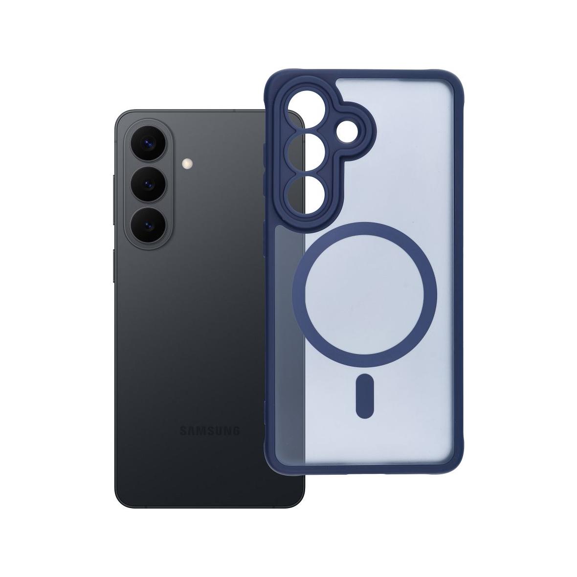 Futerał do Samsung S26 Full Matte Mag Cover zgodny z MagSafe niebieski