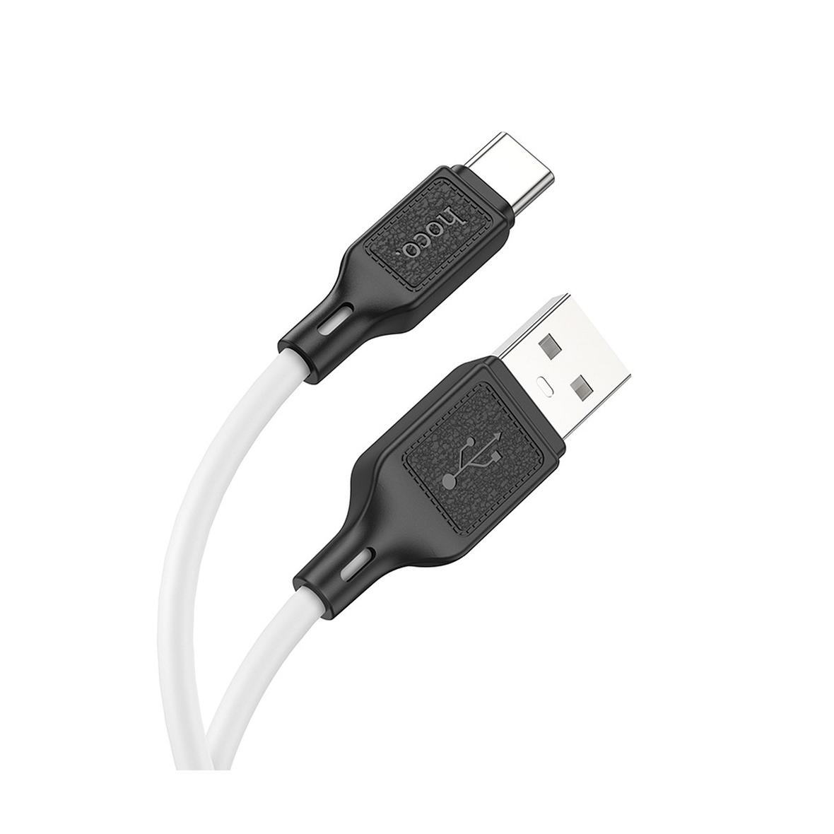 Kabel USB A do USB C Hoco 3A 1 m X90 biały