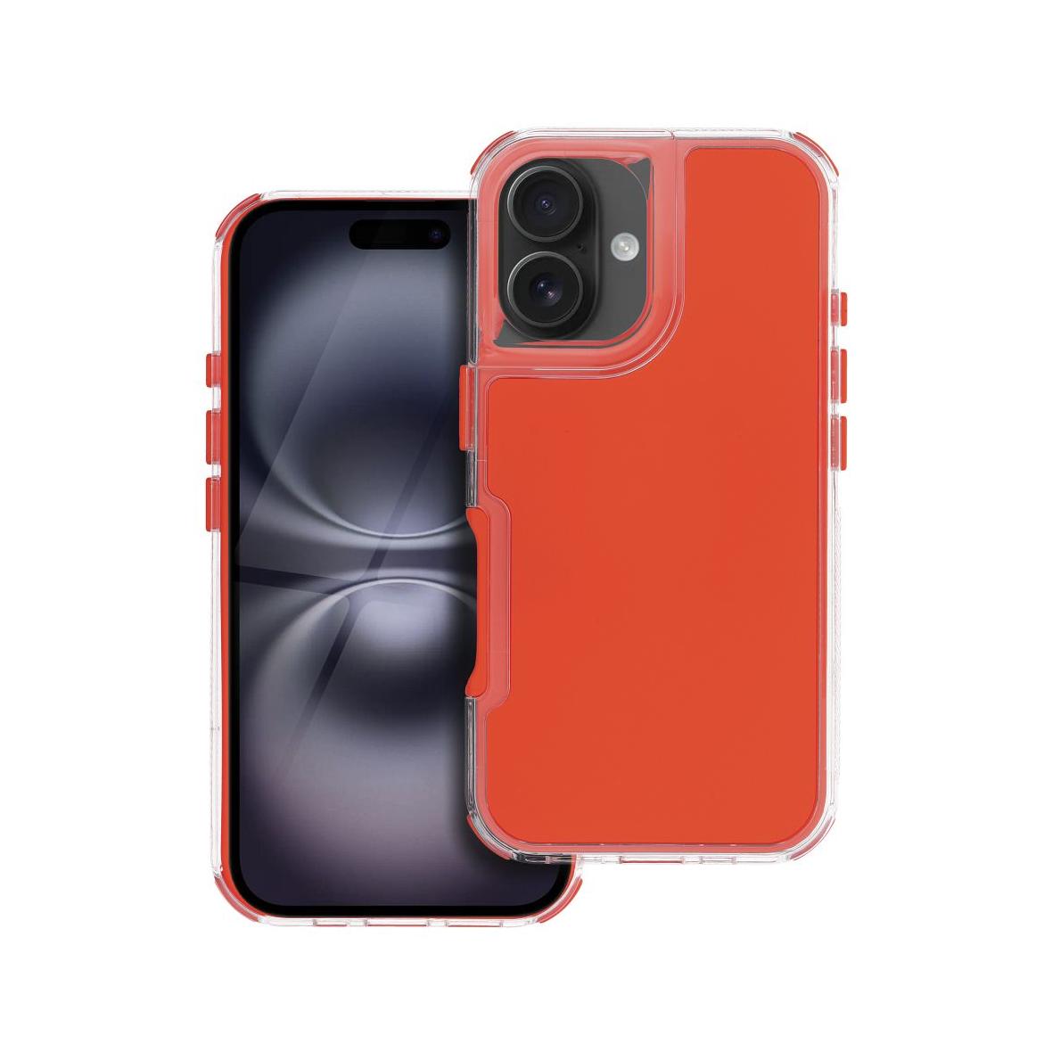 Futerał do iPhone 16 Matrix pomarańczowy