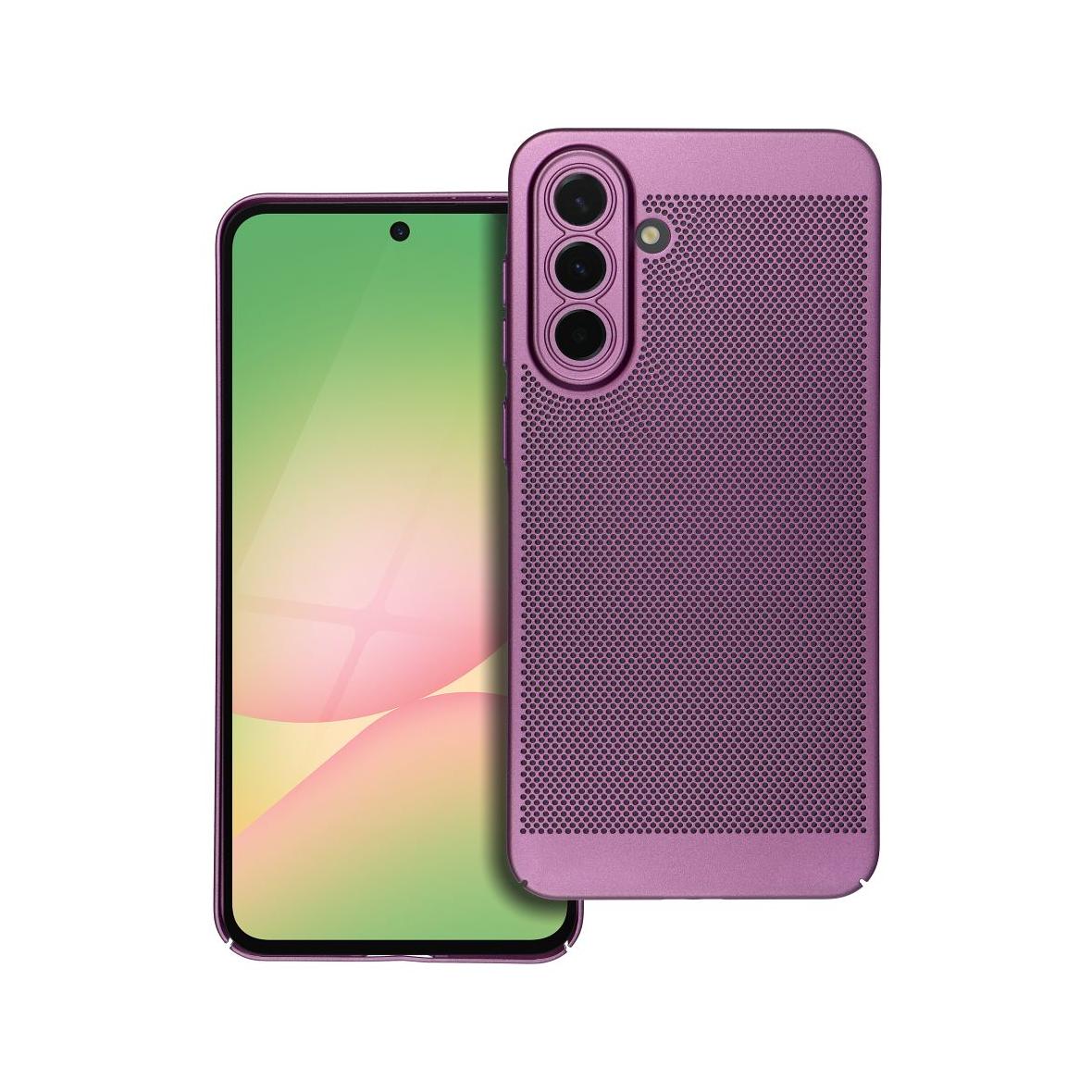 Futerał do Samsung A56 5G Breezy fioletowy