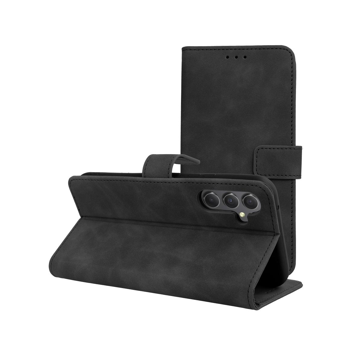 Etui z klapką na Samsung A34 5G Tender Book czarne
