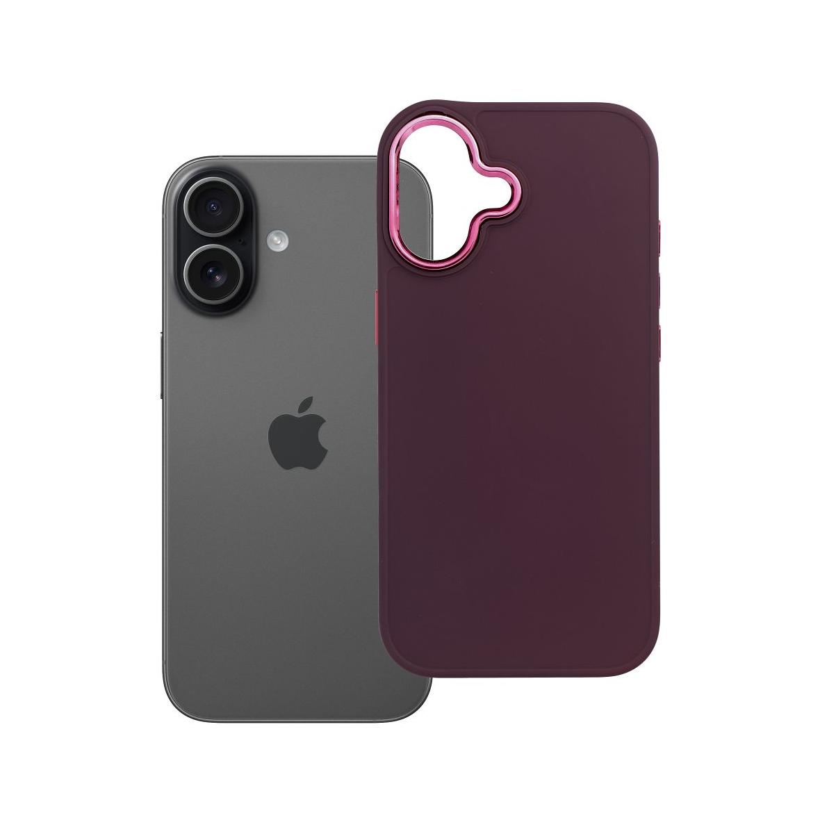 Futerał do iPhone 17 Frame fioletowy