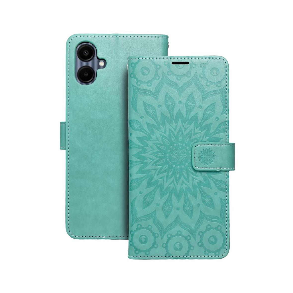 Etui z klapką na Samsung A06 Mezzo Book mandala zielone