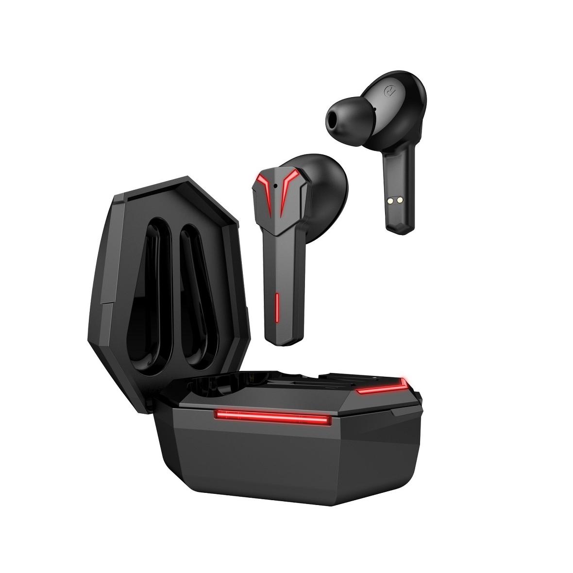 Słuchawki bezprzewodowe douszne Art gamingowe TWS + stacja dokująca ze złączem USB C AP-TW-G10 czarne