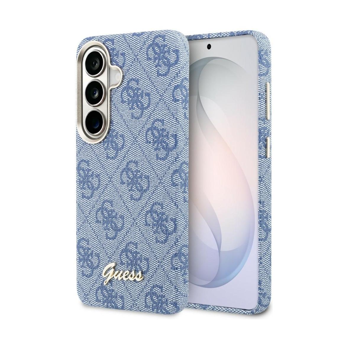 GUESS futerał do SAMSUNG S26 GUHMS26S5P4FWMSB (4G Script MagSafe) niebieski