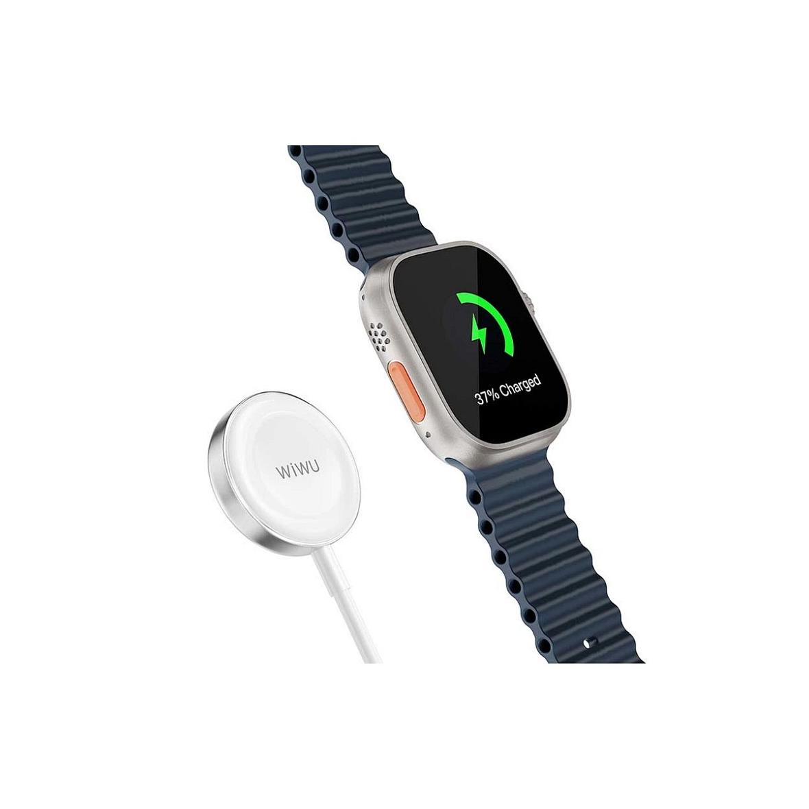 WiWU - Ładowarka bezprzewodowa Wi-M18 do zegarków Apple Watch (aluminiowa obudowa)
