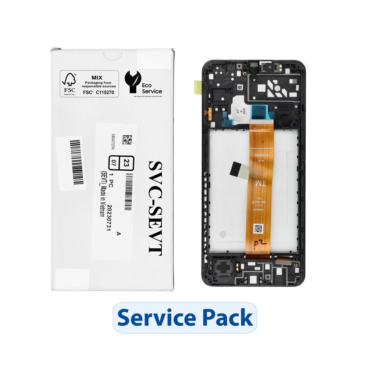 ServicePack Wyświetlacz LCD do SAMSUNG A04s A047F GH82-29806A