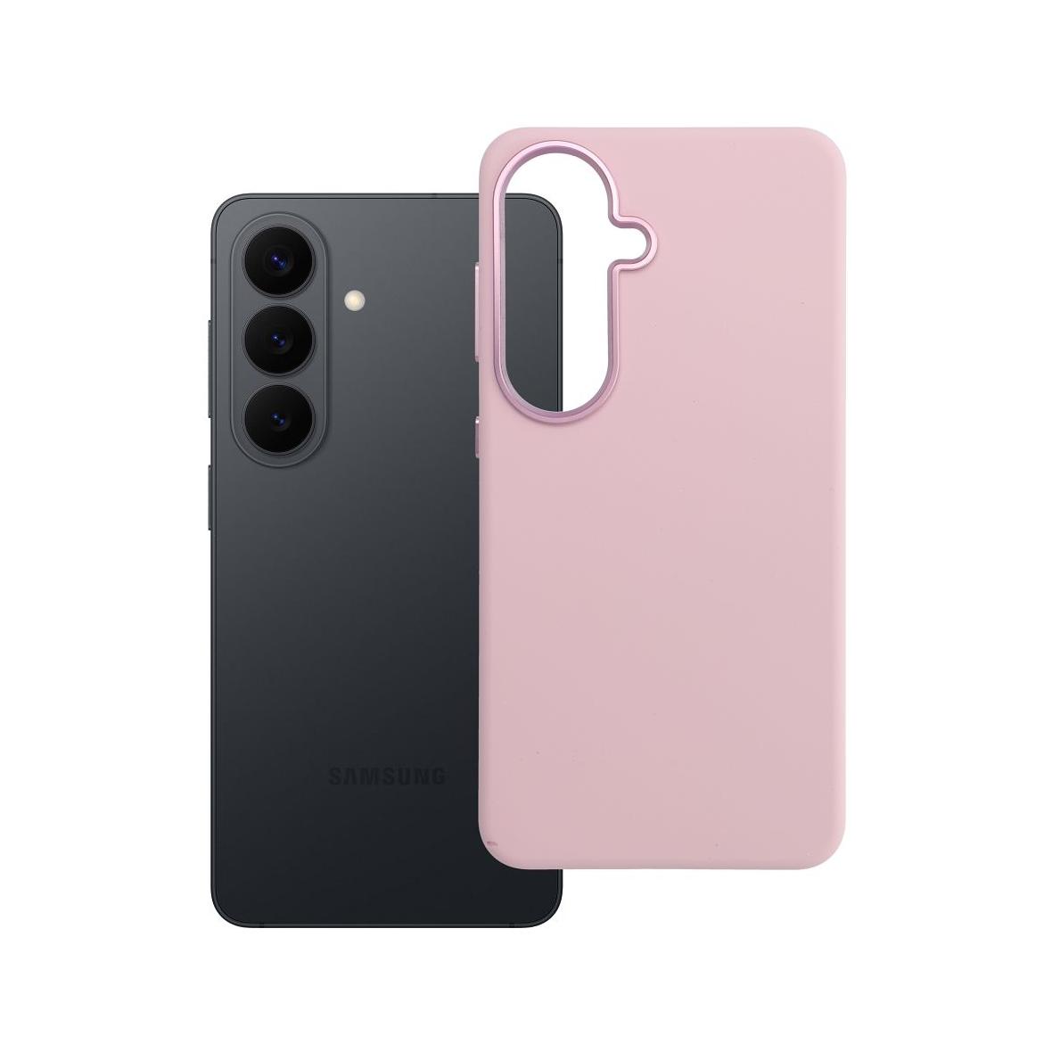 Etui na Samsung S26 Forcell F-Protect Frame Premium zgodny z MagSafe różowy 0INT