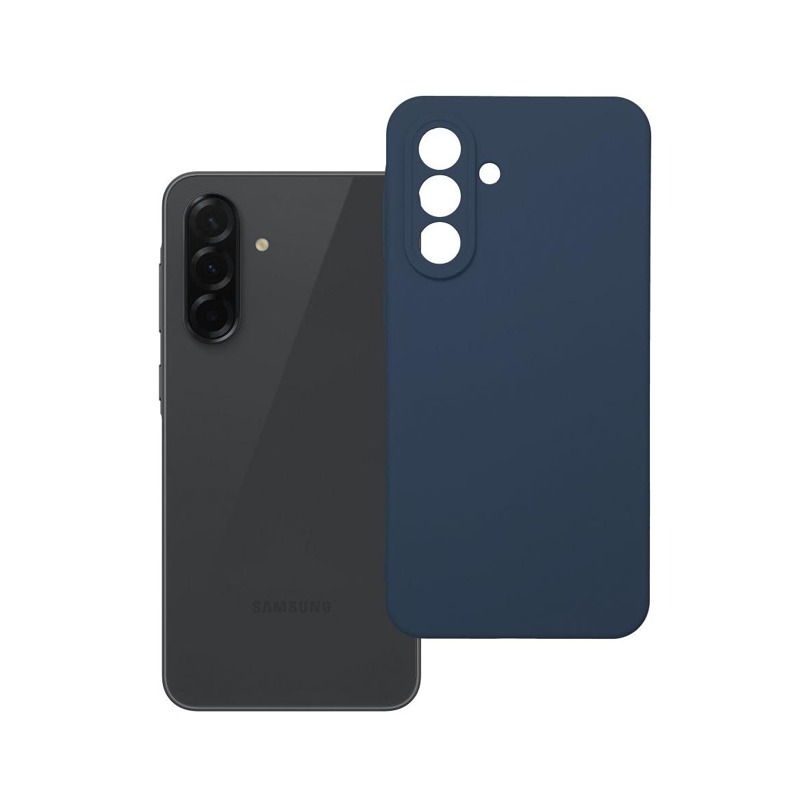 Futerał do Samsung A36 5G Silicone niebieski