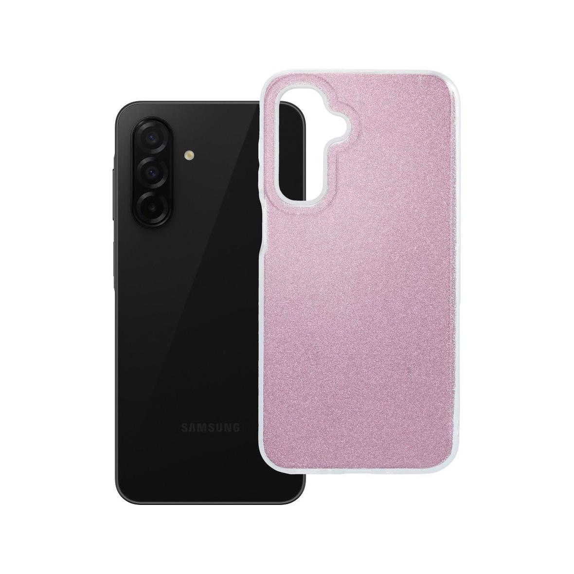 Futerał do Samsung A26 5G Shining różowy
