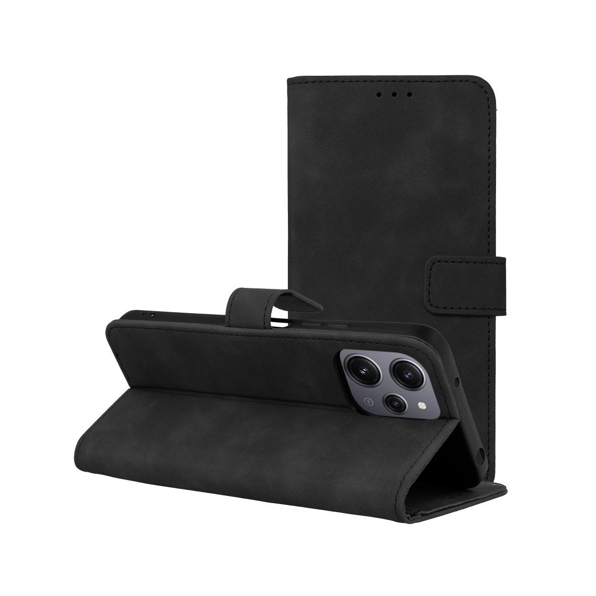 Etui z klapką na Xiaomi Redmi 12 4G / 12 5G Tender Book czarne