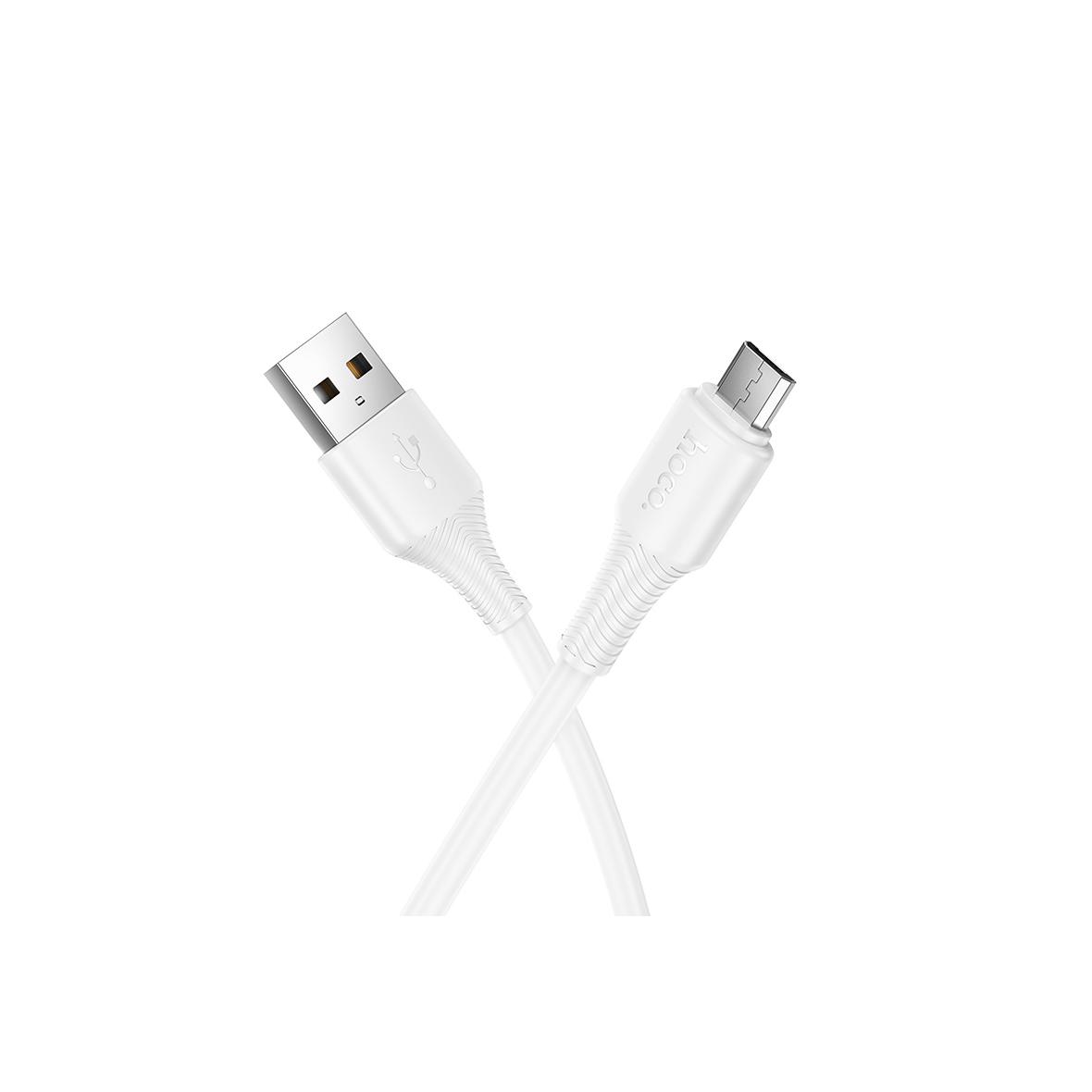 Kabel USB A do Micro USB Hoco 2,4A 1 m X120 biały